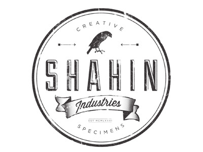 Shahin Industries Badge badge logo vintage