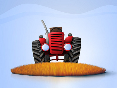 Hen Hero - Tractor game grass hen hero mobile tractor