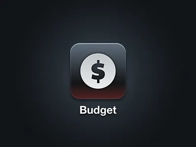 Back in Black Budget budget finance icon ios