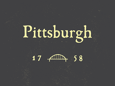 Pittsburgh black bridge lettering letters pittsburgh practice type yellow
