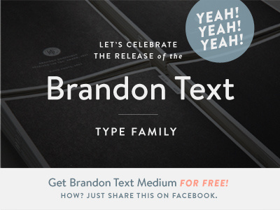 FOR FREE! Brandon Text Medium brandon font geometric hvd typeface