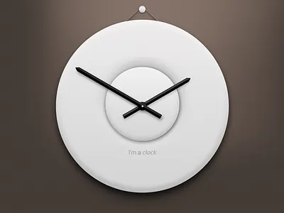 Cushiony Clock @2x clock soft time ui watch white