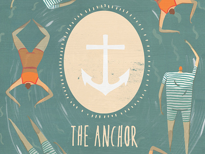 The Anchor Coffee House anchor illustration manchester swimmers the anchor