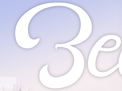 Beatnik Wear letter logo sky typography