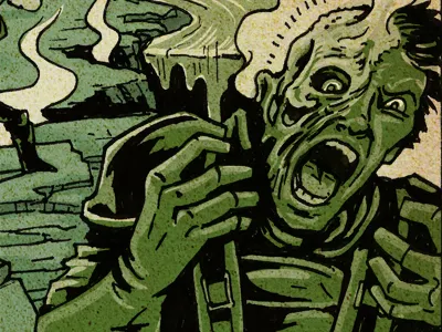 More Face Melting face melting illustration monster