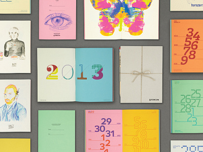 Fedrigoni Woodstock Promotional Calendar calendar fedrigoni fluoro print the one off woodstock