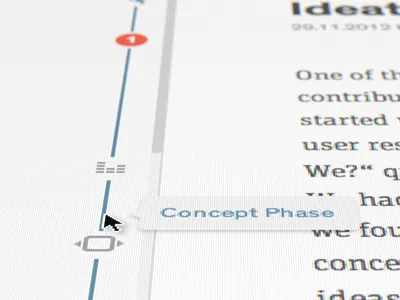 Lighthouse Detail badge hover phase timeline
