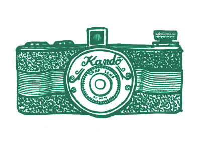 Kando Vintage Camera marker pen