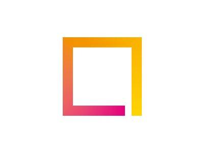 Experimenting with my personal logo - GIF design gradients logo