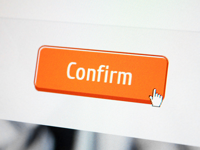 Confirm Button button confirm dominik levytskyi glassy orange send ui user interface ux web