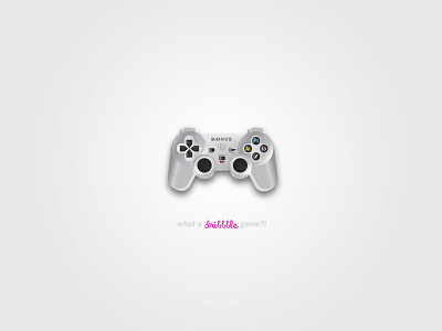 what a Dribbble game?! app bulgaria controler design dribbble game icon iphone joystick konte play playstation sofia