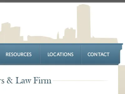 Law Firm Navigation lawyer nav navigation website
