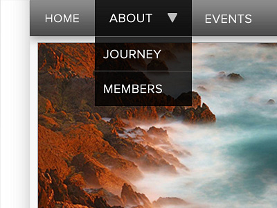 Desktop Navigation Bar bar design desktop interface navigation ui