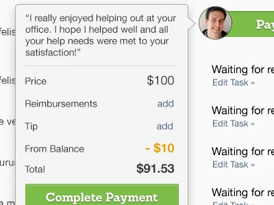 Payment payment receipt web