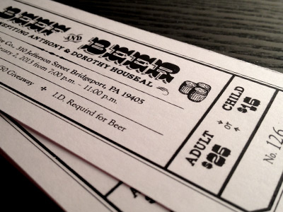 Beefnbeer Crop beef and ale beef and beer ticket