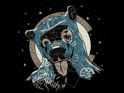 Denver Blue Bear v2 apparel denver design illustration t shirt