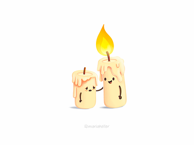 ✨ Stay humble, and lift others up. ✨ candela candle carino cartoon character children cute illustration kidlitart kids light luce luz mexico share tierno vela