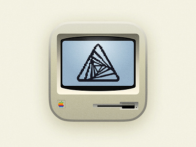 AFFiNE Macintosh style affine app icon apple icon knowledge logo macintosh productivity tool