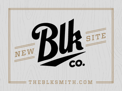 New BlkSmith Site blksmith craft design new site smith squarespace web