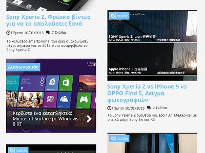 Responsive WordPress Blog blocks flat design responsive wordpress