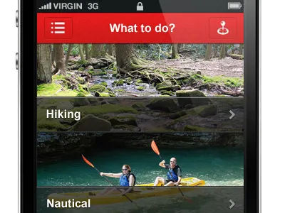 Sausalito mobile app interaction mobile ui