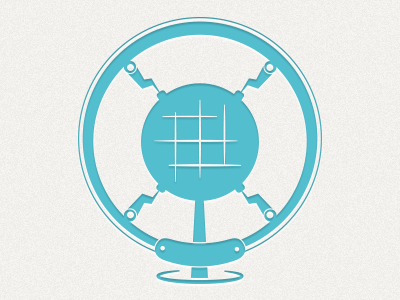 Lightning Talk icon badge icon microphone