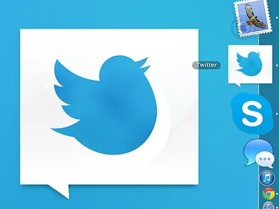 Fat twitter.app icon customising osx fat fat bird flat icon osx troll twitter