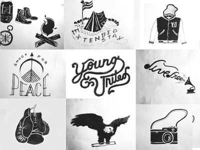 Packaging Process illustration process