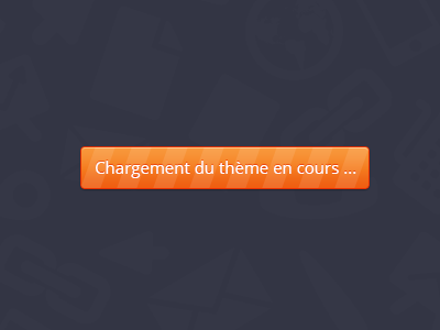 Loading bar with dark background dark loader orange progress bar