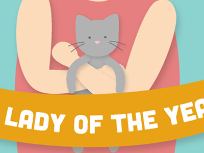 Cat Lady cat cat lady illustration vector