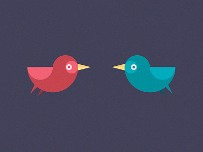 For The Birds birdie birds birdy illustration love