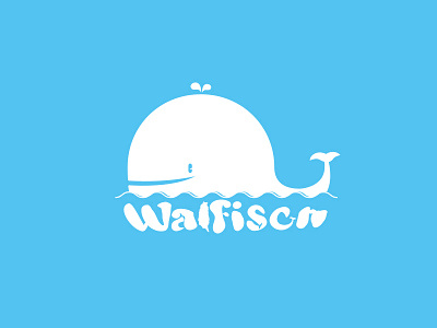 There is a cute whale icon cute icon kawaii logo walfisch whale