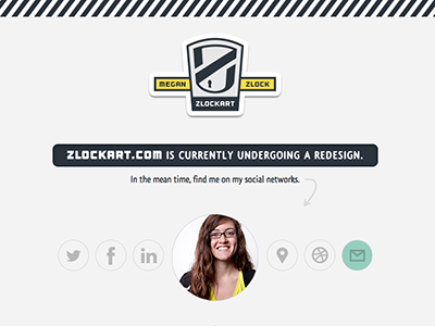 Placeholder for Zlockart.com portfolio website