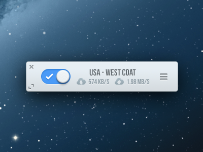 Astrill Mini App app astrill blue clean design icons mac mini switch ui