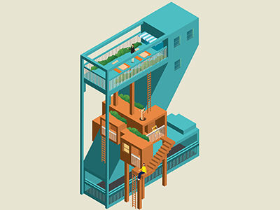 Letter Z illustration isometric letter typography