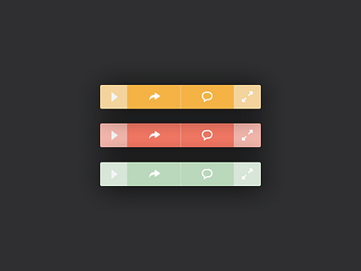 Slides design interaction menu photo share ui web widget