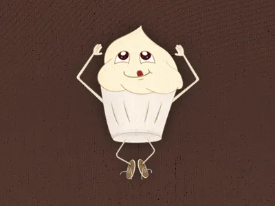 Simple Cartoon Character cartoon character illustration retro vintage