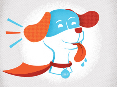 Super Pup cape dog mask super hero texture