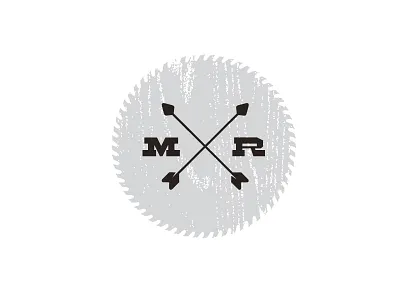 Minnesota Rustic logo arrows barn barnwood early farm grain saw blade wood woodmill