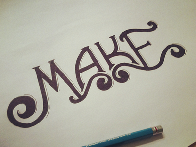 Make hand lettering lettering typography