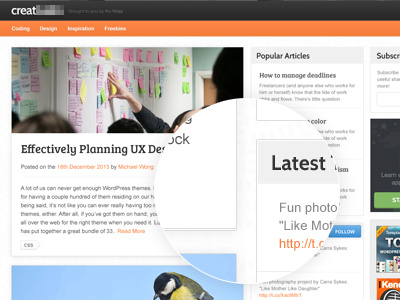 Some 'Real Pixels' black blog blog design ipad mobile orange portfolio responsive ui user interface