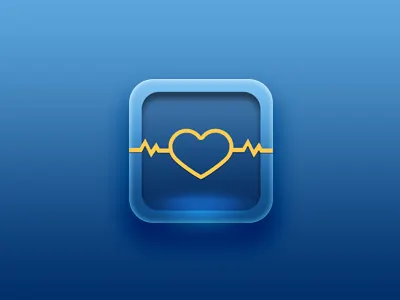 Icon for medical app app heart icon ios medical
