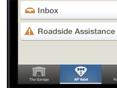 Automotive iPhone App app automotive cars icons interface ios iphone