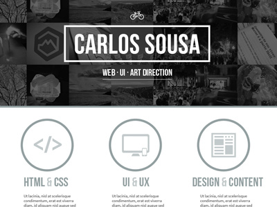 Portfolio 2013 blue content design grey instagram portfolio ui web design