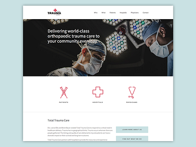 Launch – TTC clean doctor healthcare hospital icon illustration launch medical minimal physician responsive trauma web web design website