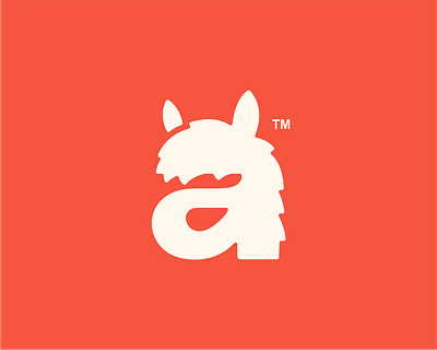 a logo mark for alpaca alpaca brand branding design graphic design illustration logo logodesign logodesigns ui vector