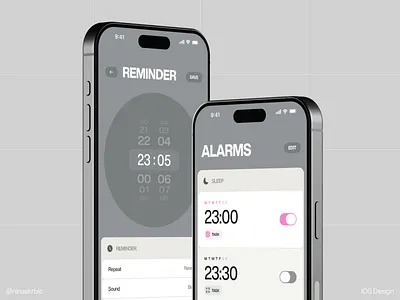 Alarm - Mobile App Concept alarm app clock dashboard interface ios meditation mobile app schedule sleep sounds tracking ui ux wake up