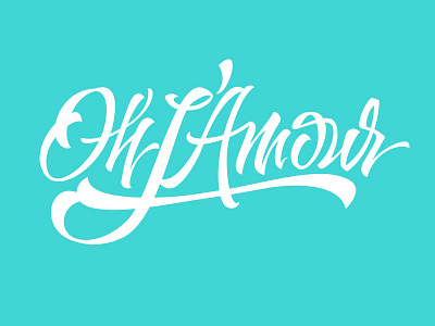 Oh Lamour Chronister Design 2 brush pen calligraphy hand lettering lettering logo