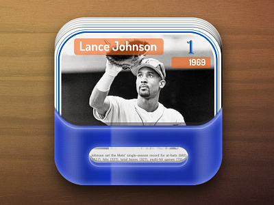 Trading Card IOS icon app blue card collection game icon ios pocket sport trading