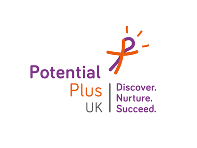 Potential Plus UK - Identity charity identity logo